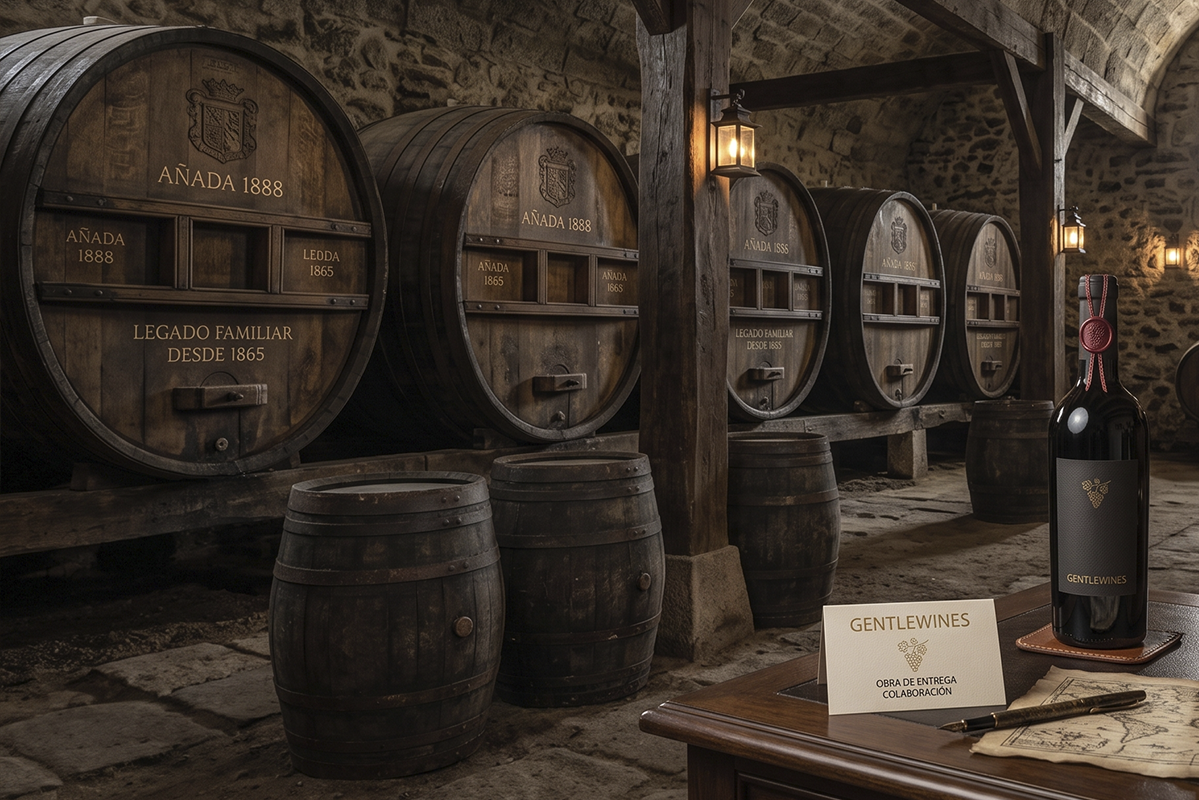 Bodega histórica centenaria — el legado del vino que perdura generaciones